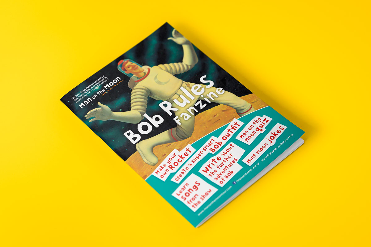 Bob Rules Fanzine cover design mock-up