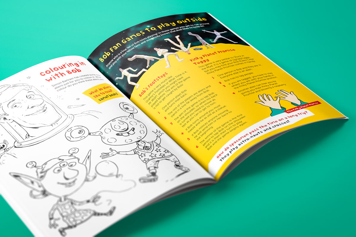 Bob Rules Fanzine page layout design mock-up