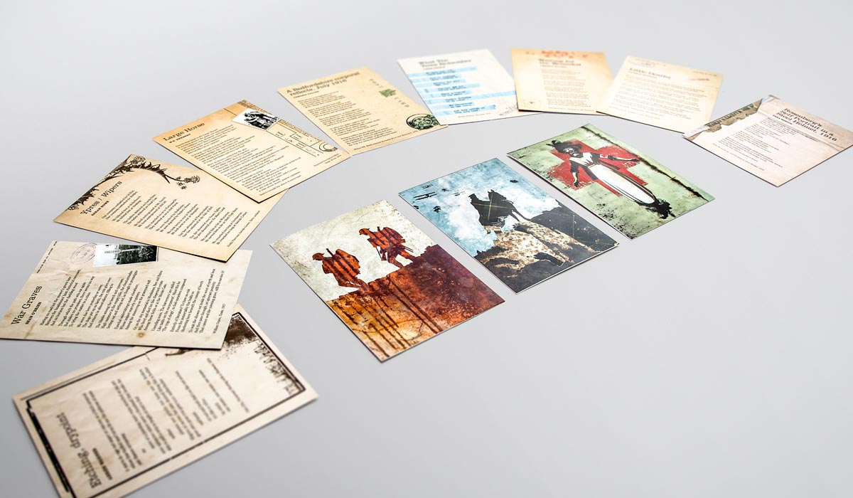 Contents of Screaming Steel commemorative gift box, laid out on table