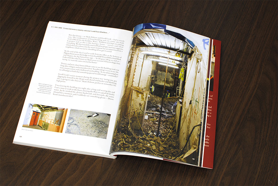 Come and See text page layout design