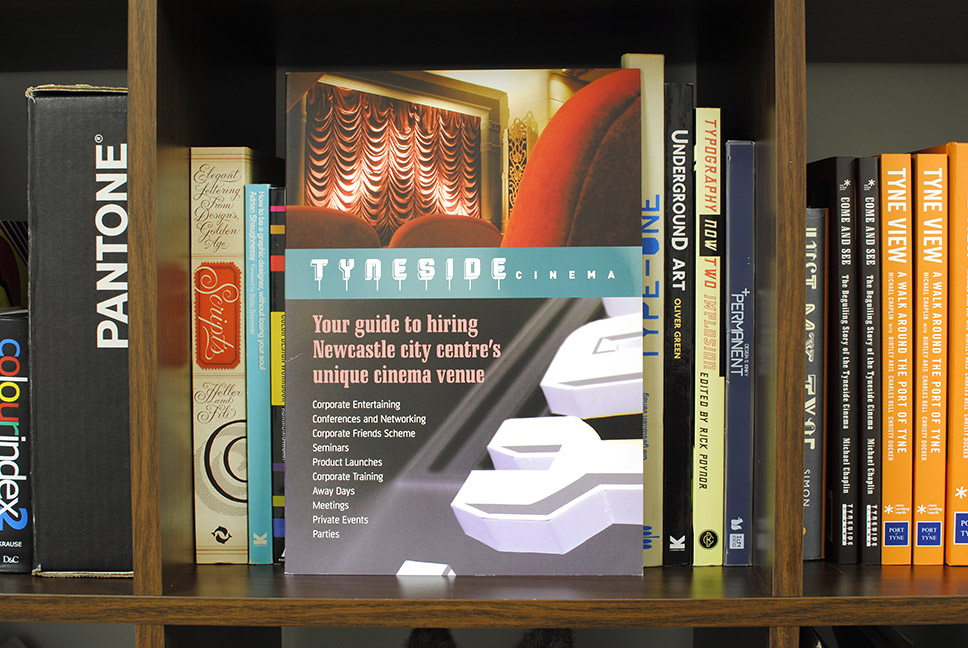 Tyneside Cinema Hires and Events brochure cover design