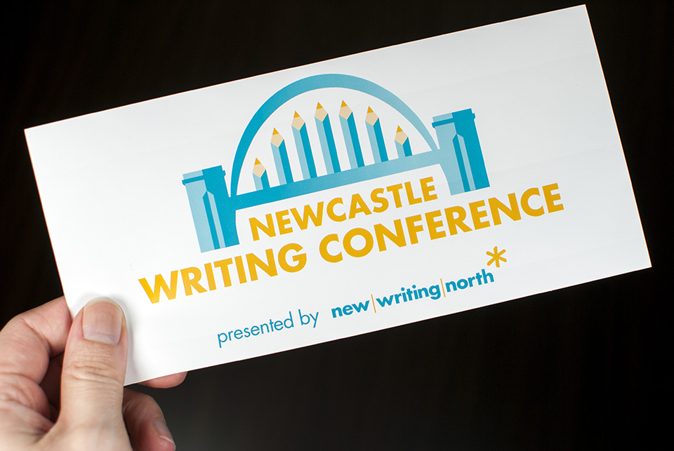 Newcastle Writing Conference event sticker design