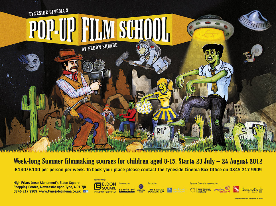 Pop-Up Film School poster design