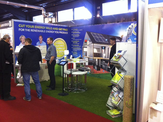 Exhibition stand design for Pro Renewables